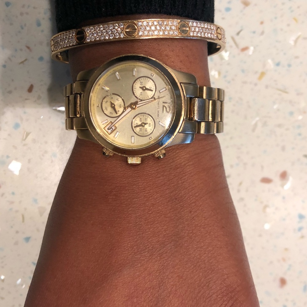 Gold Watch Michael Kors